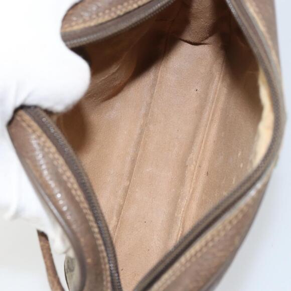 GUCCI GG Supreme Web Sherry Line Bag PVC Beige Gold 89 02 066 Auth 156823 - Picture 11 of 16